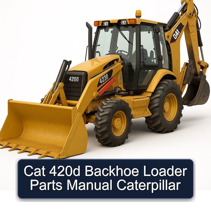 Cat 420d Backhoe Loader Parts Manual Caterpillar