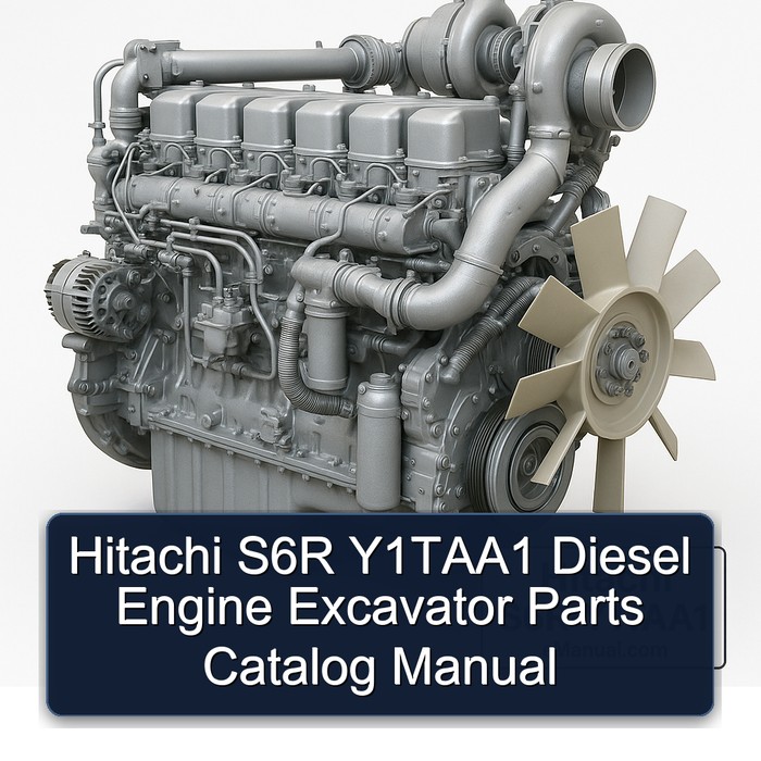 Hitachi S6R Y1TAA1 Diesel Engine Excavator Parts Catalog Manual