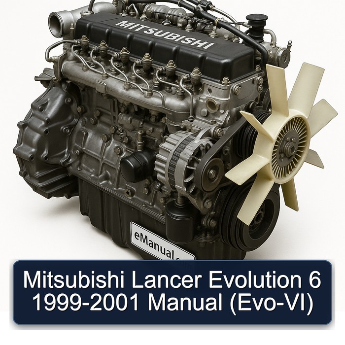 Mitsubishi Lancer Evolution 6 1999-2001 Manual (Evo-VI) 