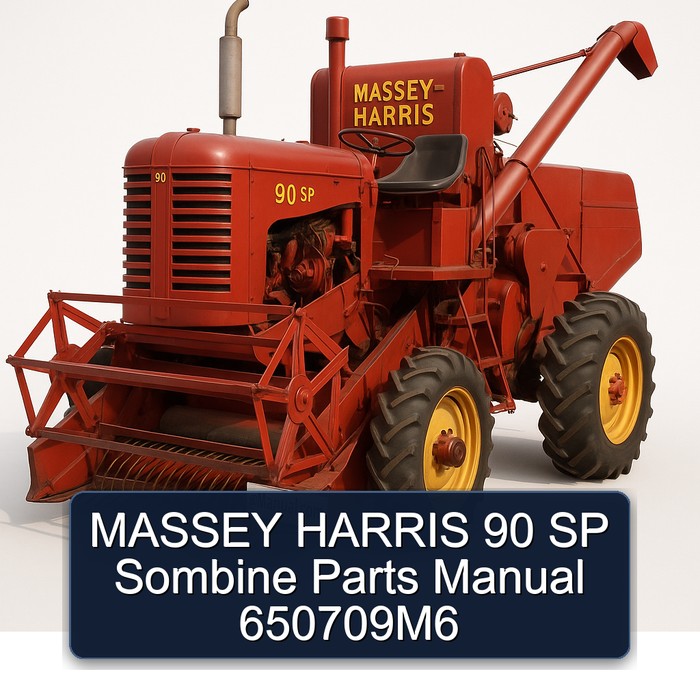 MASSEY HARRIS 90 SP Sombine Parts Manual 650709M6