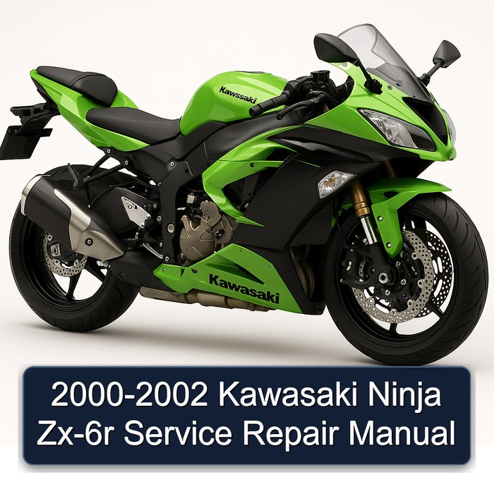 2000-2002 Kawasaki Ninja Zx-6r Manual de servicio y reparación