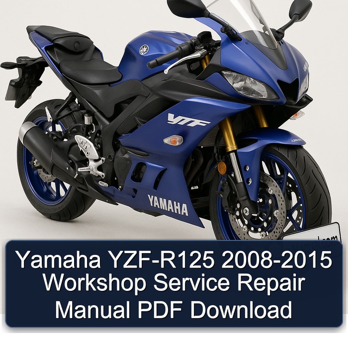 Yamaha YZF-R125 2008-2015 Workshop Service Repair Manual PDF Download