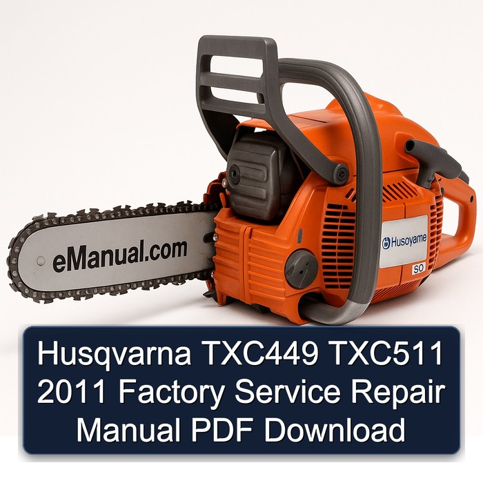 Husqvarna TXC449 TXC511 2011 Factory Service Repair Manual PDF Download