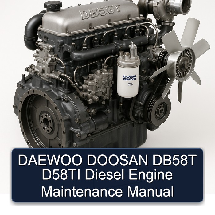 Manual de Mantenimiento del Motor Diesel Daewoo Doosan DB58T D58TI