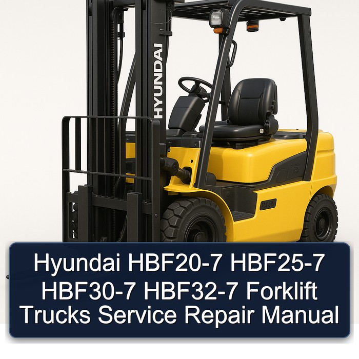 Hyundai Gabelstapler HBF20-7, HBF25-7, HBF30-7, HBF32-7 - Service- und Reparaturhandbuch
