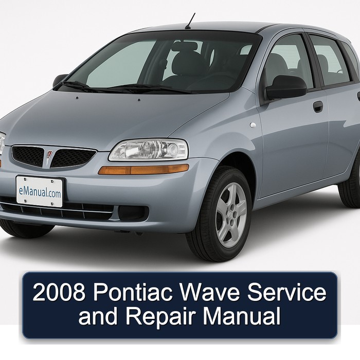 2008 Pontiac Wave Manual de servicio y reparación