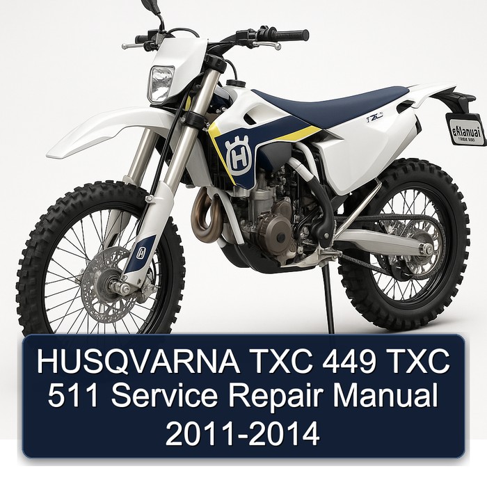 HUSQVARNA TXC 449 TXC 511 Manual de servicio y reparación 2011-2014