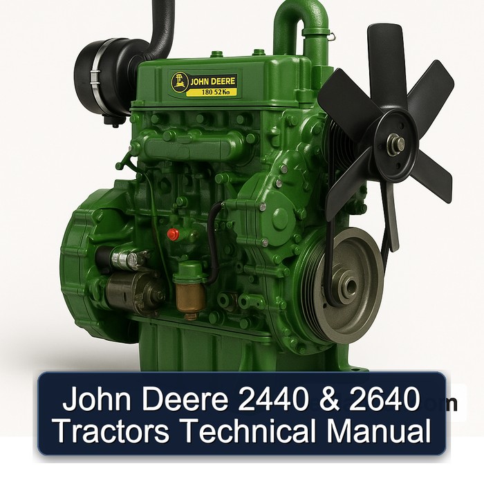 John Deere 2440 & 2640 Tractors Technical Manual