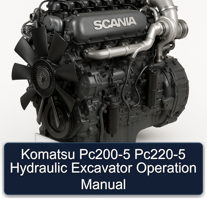 Manual de Operación de Excavadoras Hidráulicas Komatsu PC200-5 PC220-5