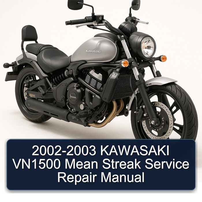 2002-2003 KAWASAKI VN1500 Mean Streak Service Repair Manual