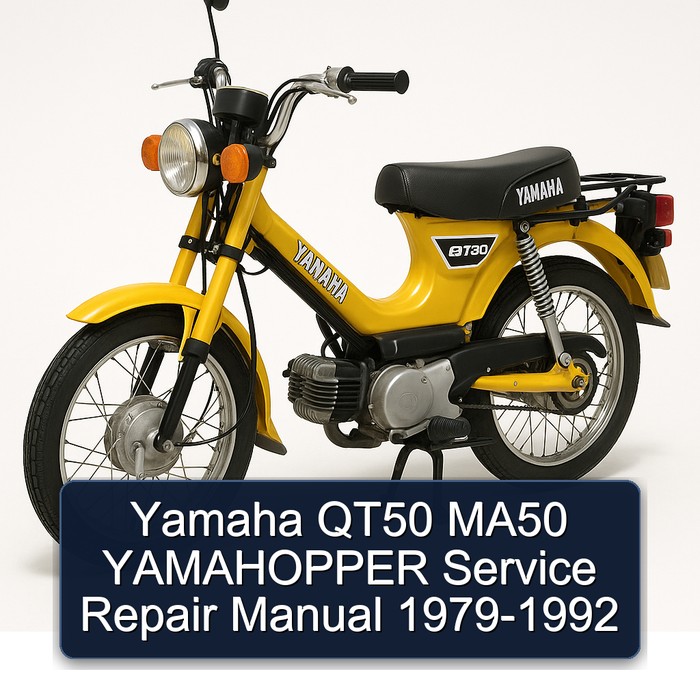 Yamaha QT50 MA50 YAMAHOPPER Service Repair Manual 1979-1992