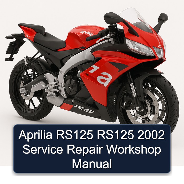 Aprilia RS125 RS125 2002 Service Repair Workshop Manual