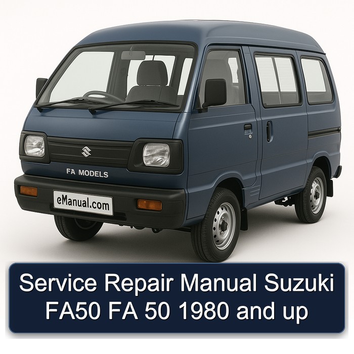 Manual de servicio y reparación Suzuki FA50 FA 50 1980 and up