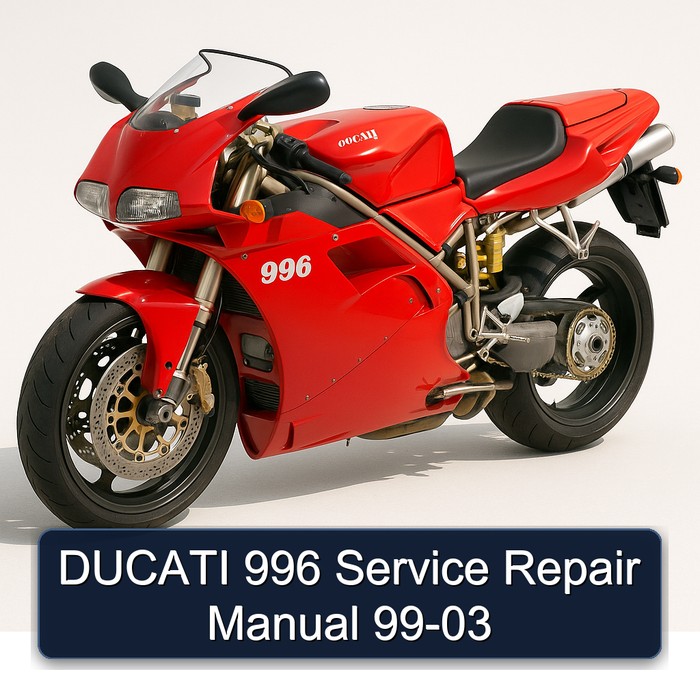DUCATI 996 Service Repair Manual 99-03