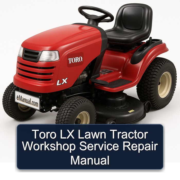 Toro LX Rasenmäher Werkstatt-Service-Reparaturhandbuch
