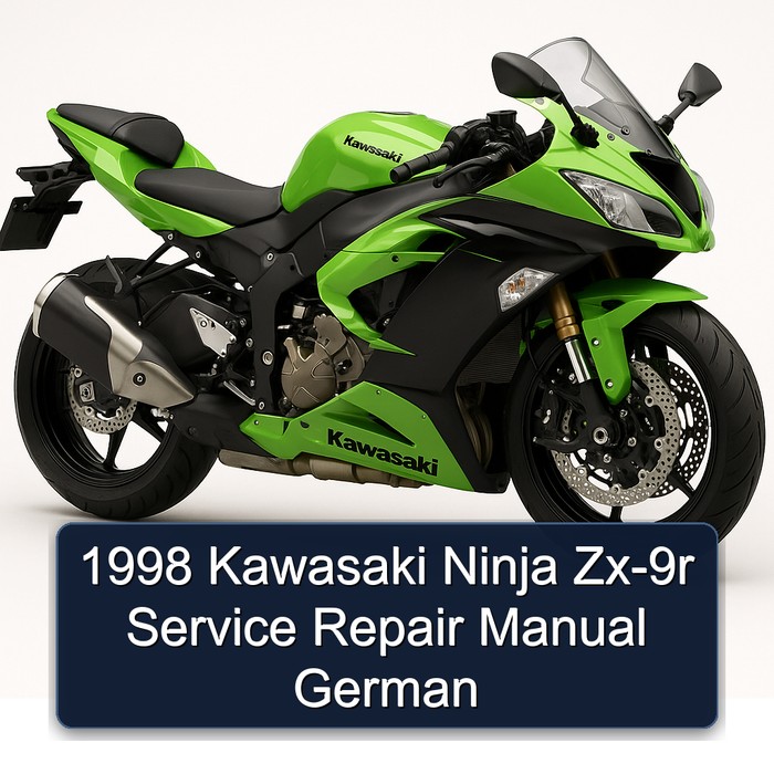 1998 Kawasaki Ninja Zx-9r Manual de servicio y reparación German
