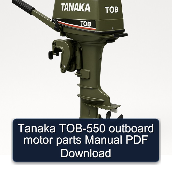 Tanaka TOB-550 outboard motor parts Manual PDF Download