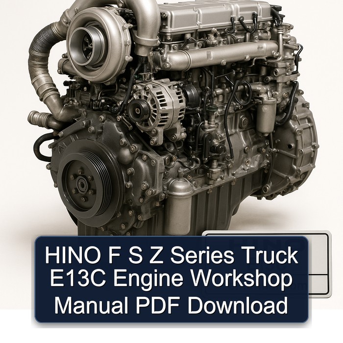 HINO F S Z Series Truck E13C Engine Workshop Manual PDF Download