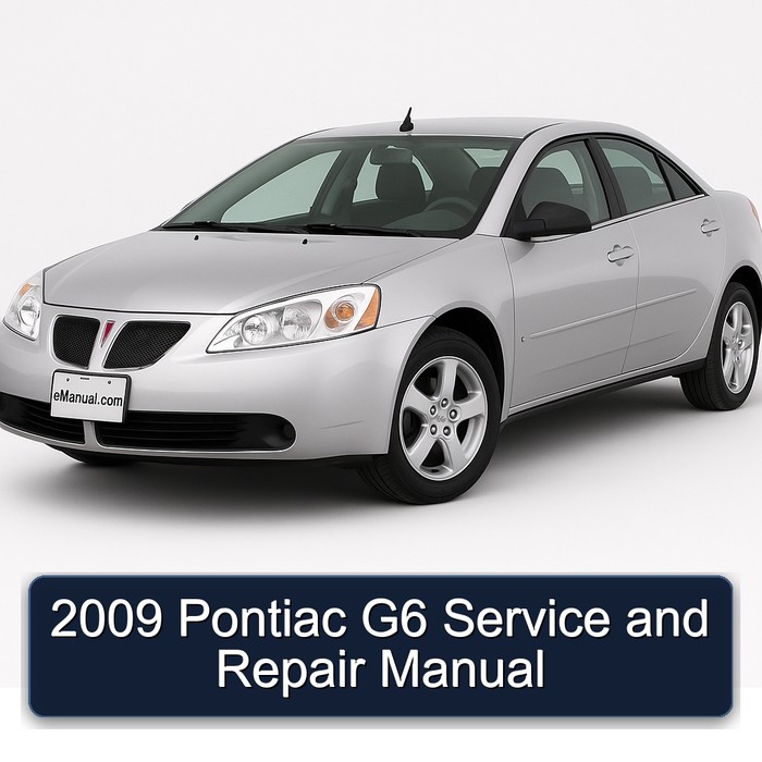 2009 Pontiac G6 Manual de servicio y reparación