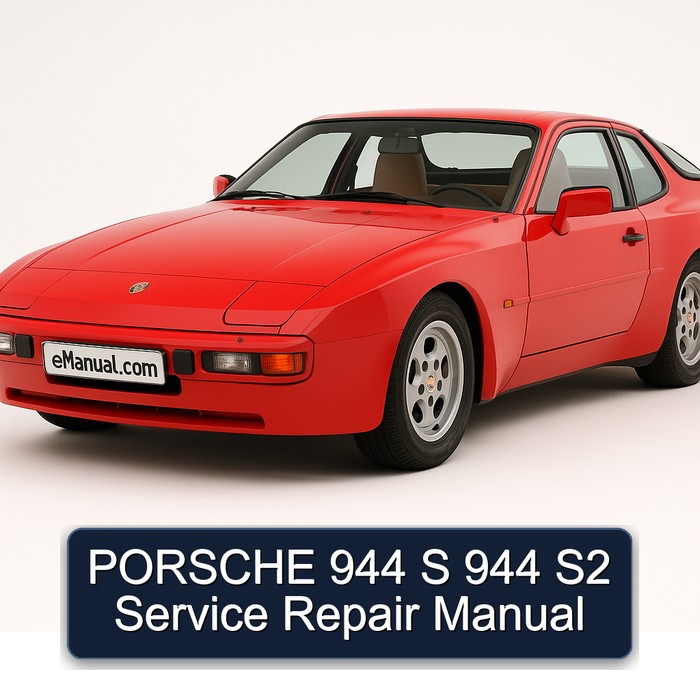 PORSCHE 944 S 944 S2 Service Repair Manual