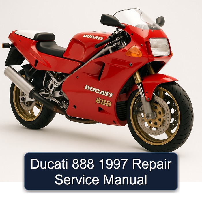 Ducati 888 1997 Repair Service Manual