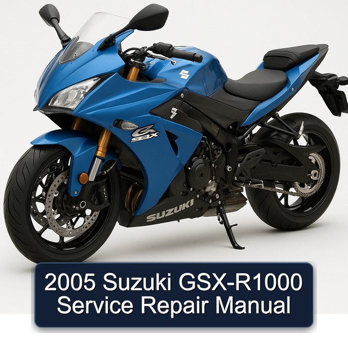 2005 Suzuki GSX-R1000 Manual de servicio y reparación