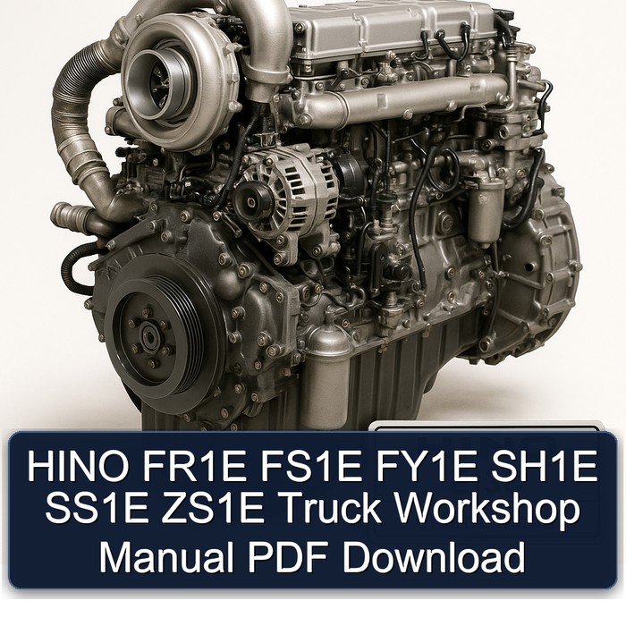 HINO FR1E FS1E FY1E SH1E SS1E ZS1E Truck Workshop Manual PDF Download