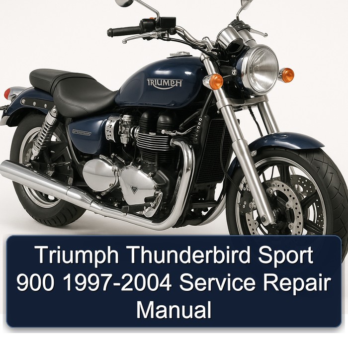 Triumph Thunderbird Sport 900 1997-2004 Manual de servicio y reparación