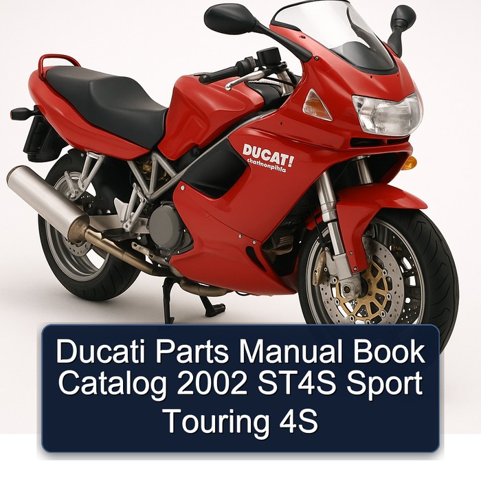 Ducati Parts Manual Book Catalog 2002 ST4S Sport Touring 4S