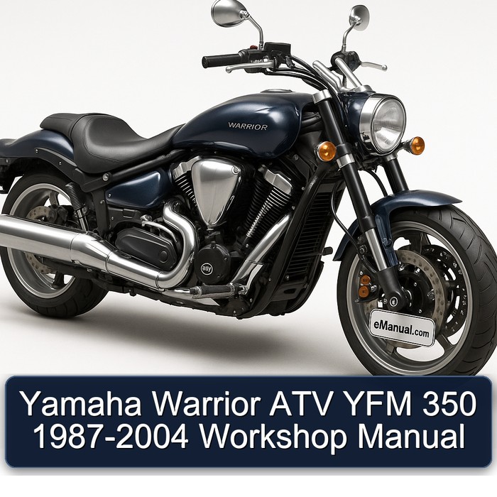 Yamaha Warrior ATV YFM 350 1987-2004 Workshop Manual