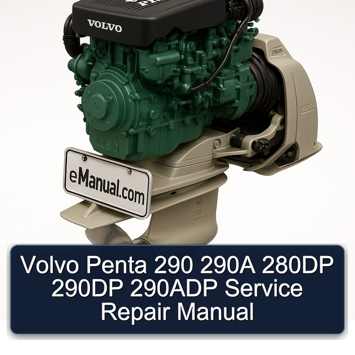 Volvo Penta 290 290A 280DP 290DP 290ADP Service Repair Manual