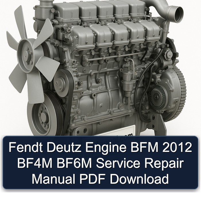 Fendt Deutz Engine BFM 2012 BF4M BF6M Service Repair Manual PDF Download