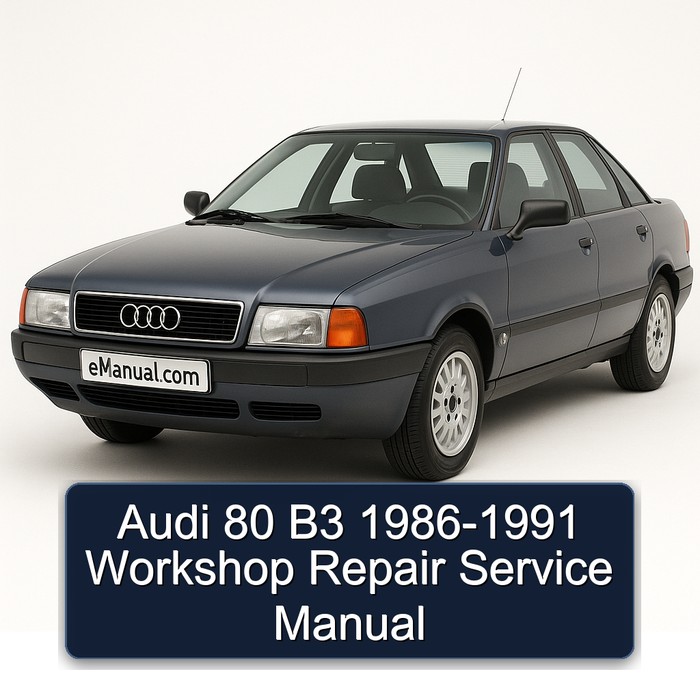 Audi 80 B3 1986-1991 Workshop Repair Service Manual