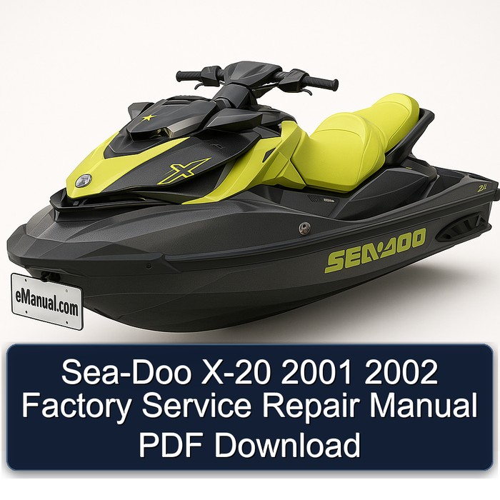 Sea-Doo X-20 2001 2002 Factory Service Repair Manual PDF Download