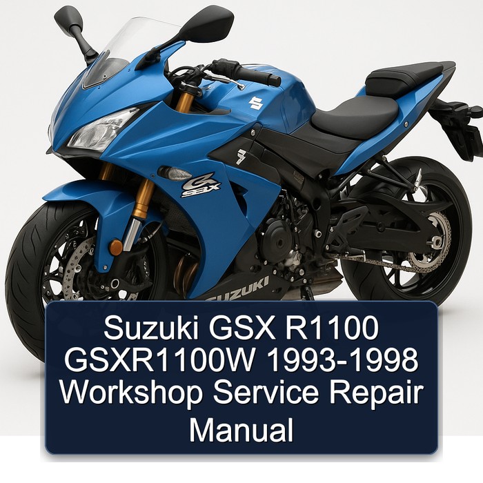 Suzuki GSX R1100 GSXR1100W GSX-R 1100WP GSX-R 1100WR GSX-R 1100WS GSX-R 1100WT 1993-1998 Workshop Manual/Repair Manual/Service Manual download