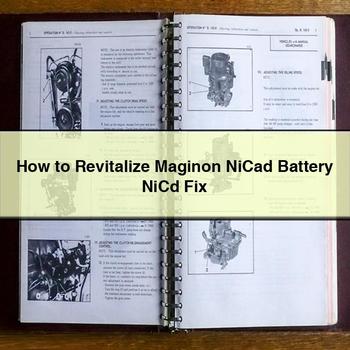 How to Revitalize Maginon Nicad Battery Nicd Fix PDF Download