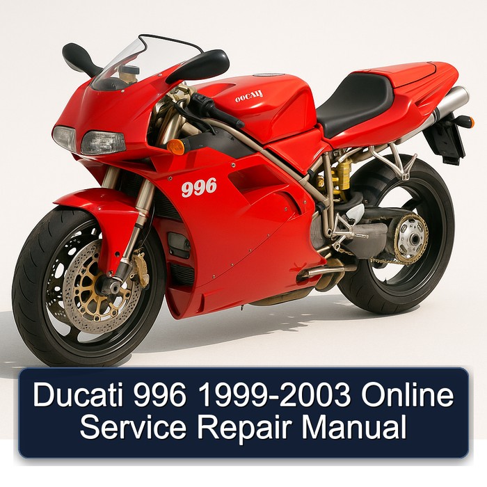 Ducati 996 1999-2003 Online Manual de servicio y reparación