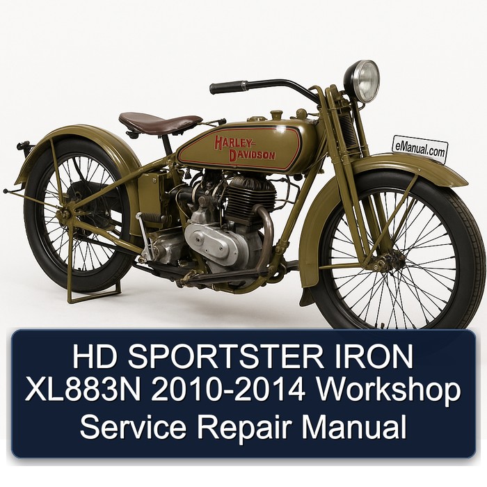HD SPORTSTER IRON XL883N 2010-2014 Workshop Service Repair Manual