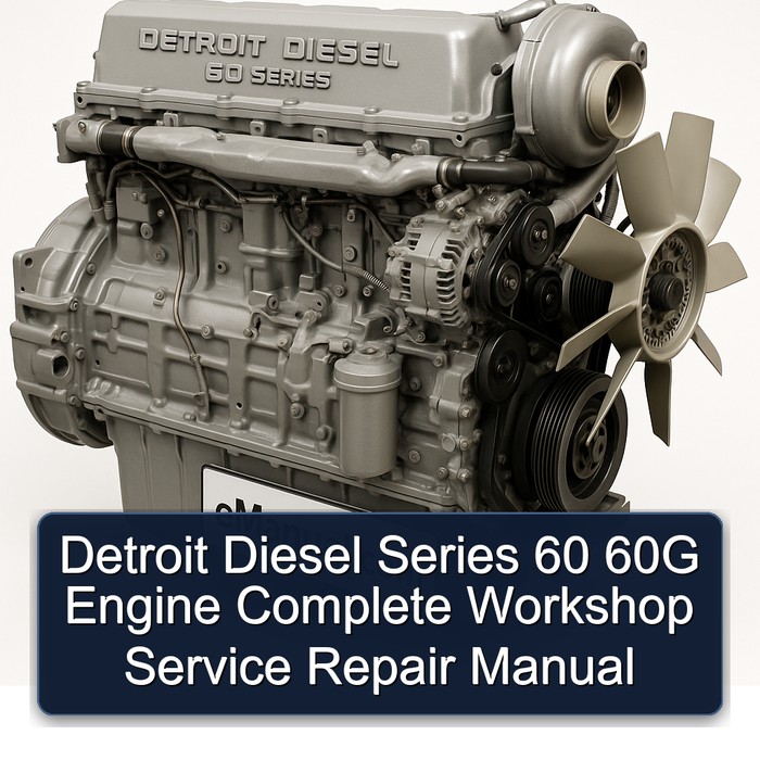 Detroit Diesel Series 60 60G Engine Manual completo de servicio y reparación del taller