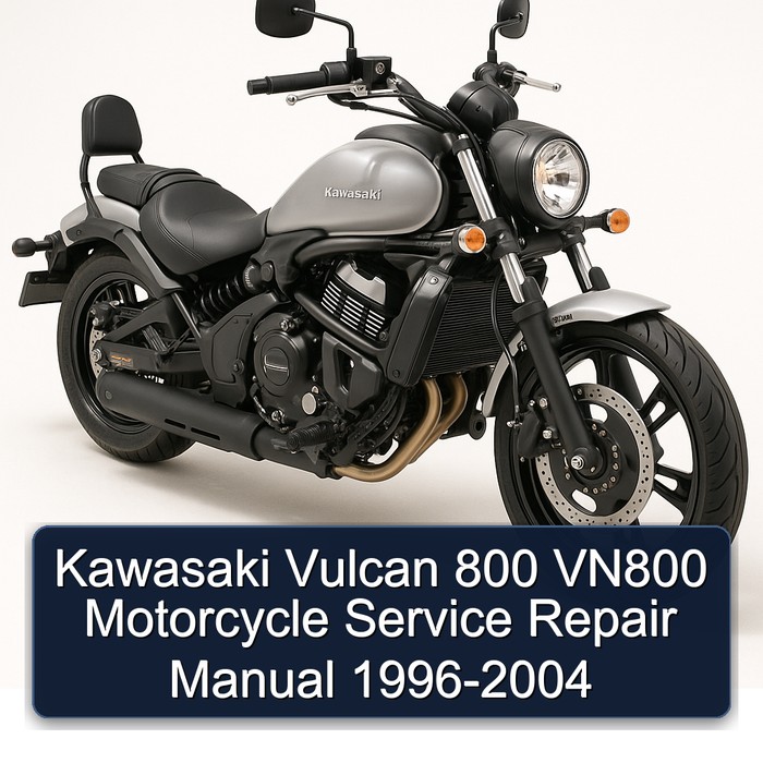 Kawasaki Vulcan 800 VN800 Motorcycle Service Repair Manual 1996-2004