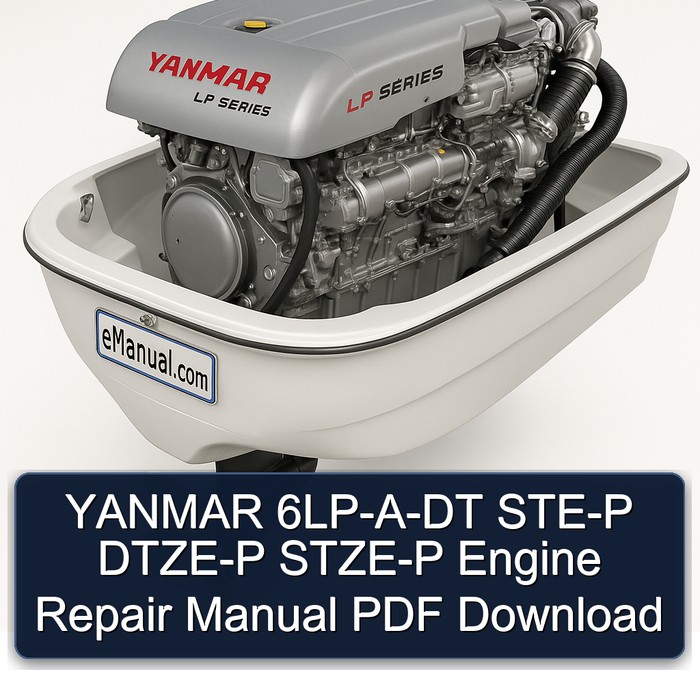 YANMAR 6LP-A-DT STE-P DTZE-P STZE-P Engine Repair Manual PDF Download