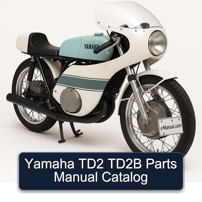 Yamaha TD2 TD2B Parts Manual Catalog