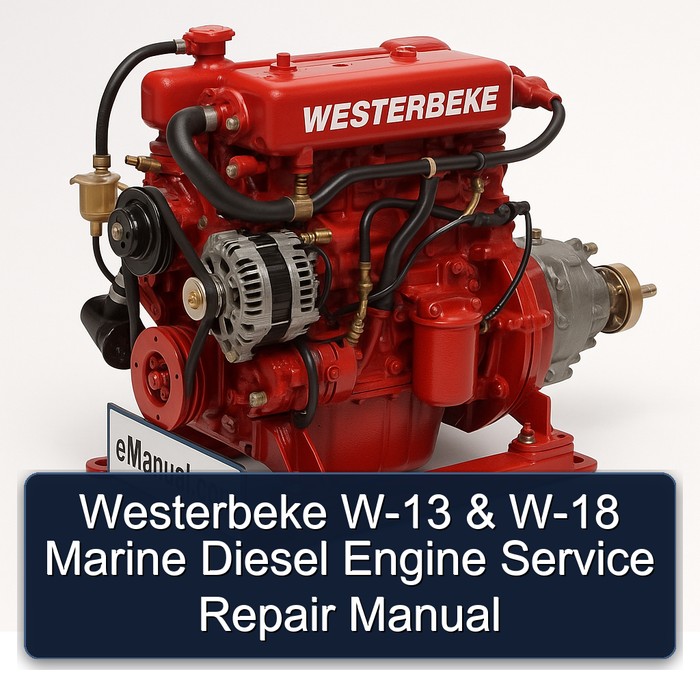 Westerbeke W-13 & W-18 Marine Diesel Engine Service Repair Manual