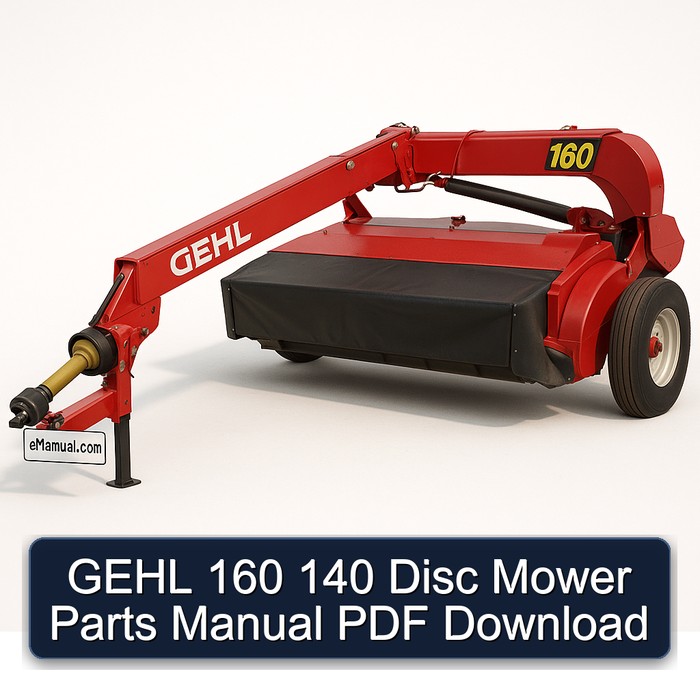 Gehl 160/140 Scheibenmäher Ersatzteilhandbuch (PDF Download)