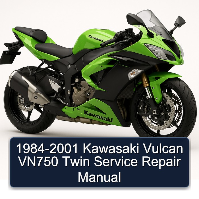 1984-2001 Kawasaki Vulcan VN750 Twin Manual de servicio y reparación