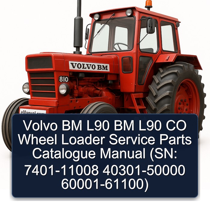 Volvo BM L90 Radlader Ersatzteilkatalog
