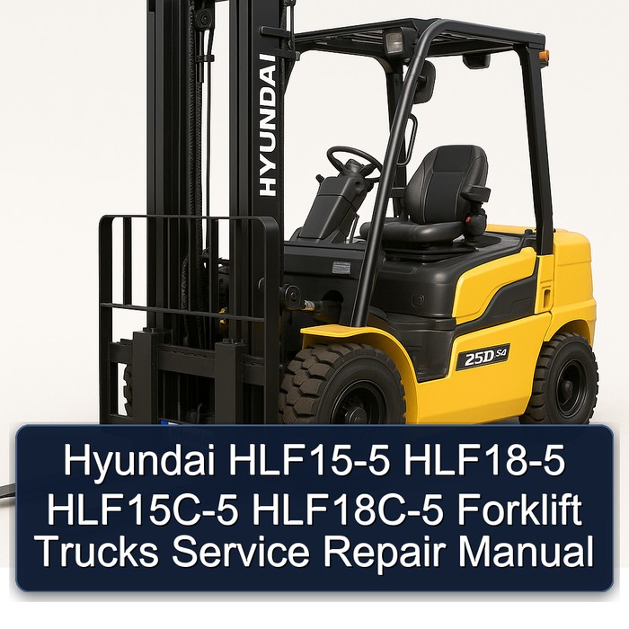 Manual de Servicio y Reparación de Montacargas Hyundai HLF15-5, HLF18-5, HLF15C-5, HLF18C-5