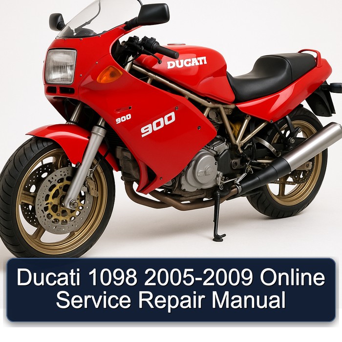 Ducati 1098 2005-2009 Online Service Repair Manual