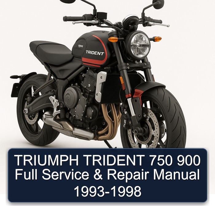 TRIUMPH TRIDENT 750 900 Full Service & Repair Manual 1993-1998