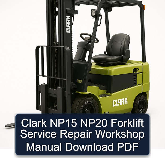 Clark Gabelstapler NP15 NP20 Werkstatt-Handbuch PDF